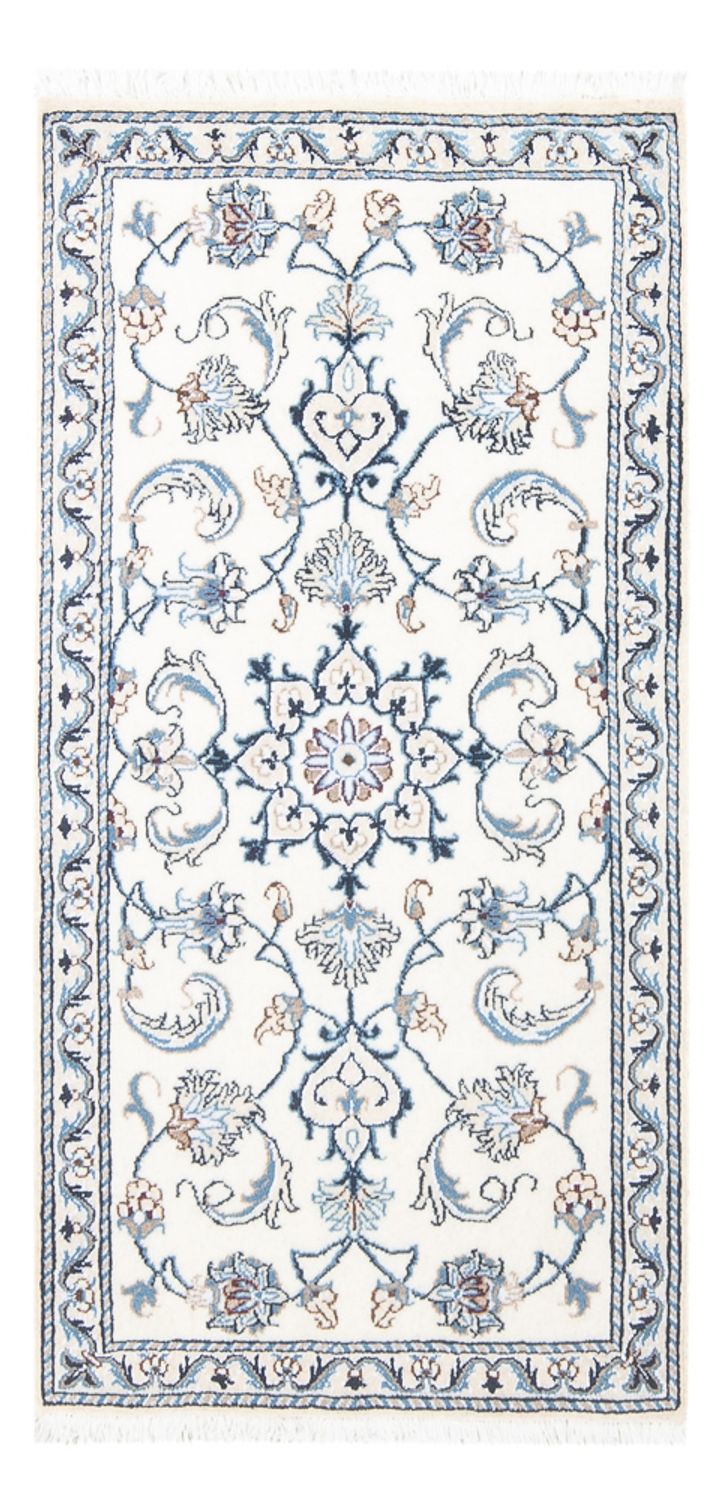 Persisk tæppe - Nain - 127 x 67 cm - creme