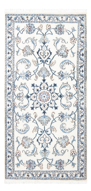 Persisk tæppe - Nain - 127 x 67 cm - creme