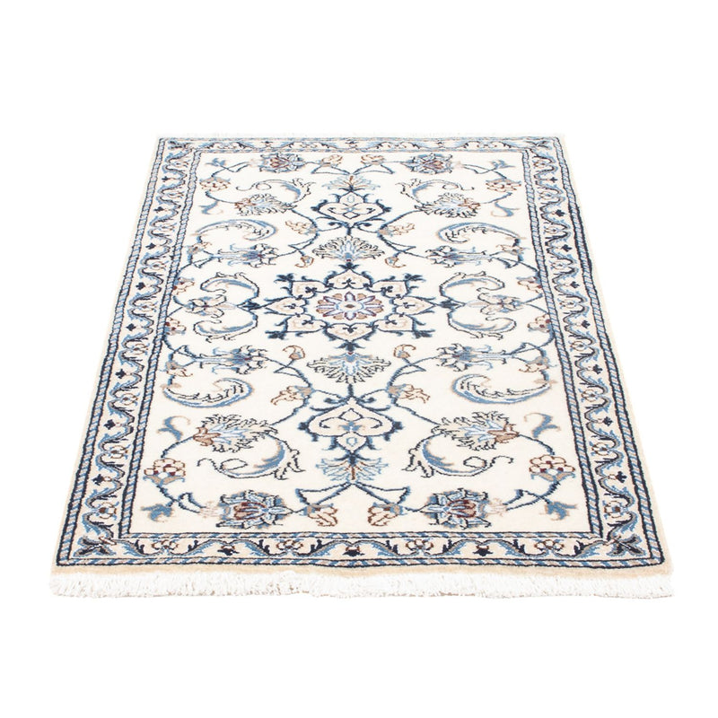 Persisk tæppe - Nain - 127 x 67 cm - creme