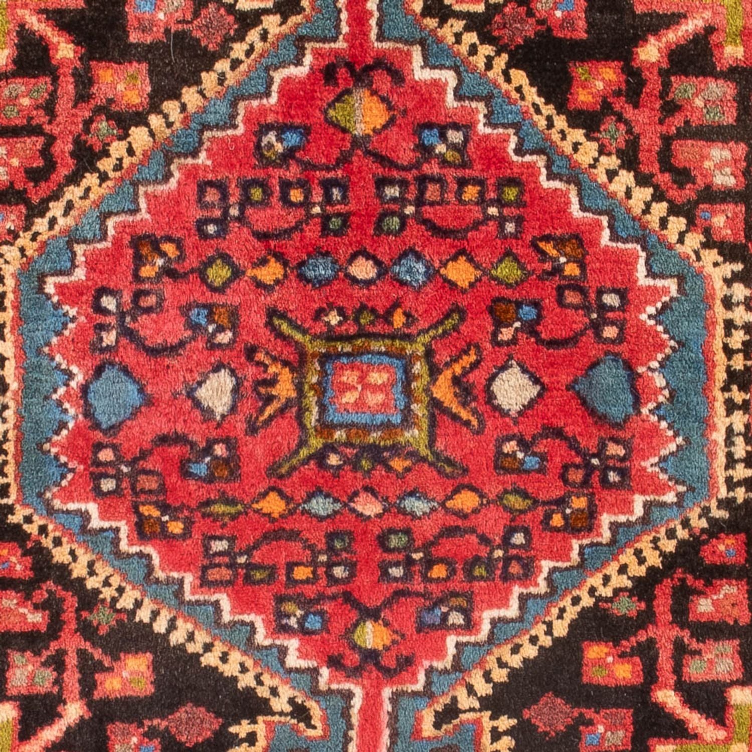Persisk tæppe - Nomadisk - 91 x 62 cm - rød