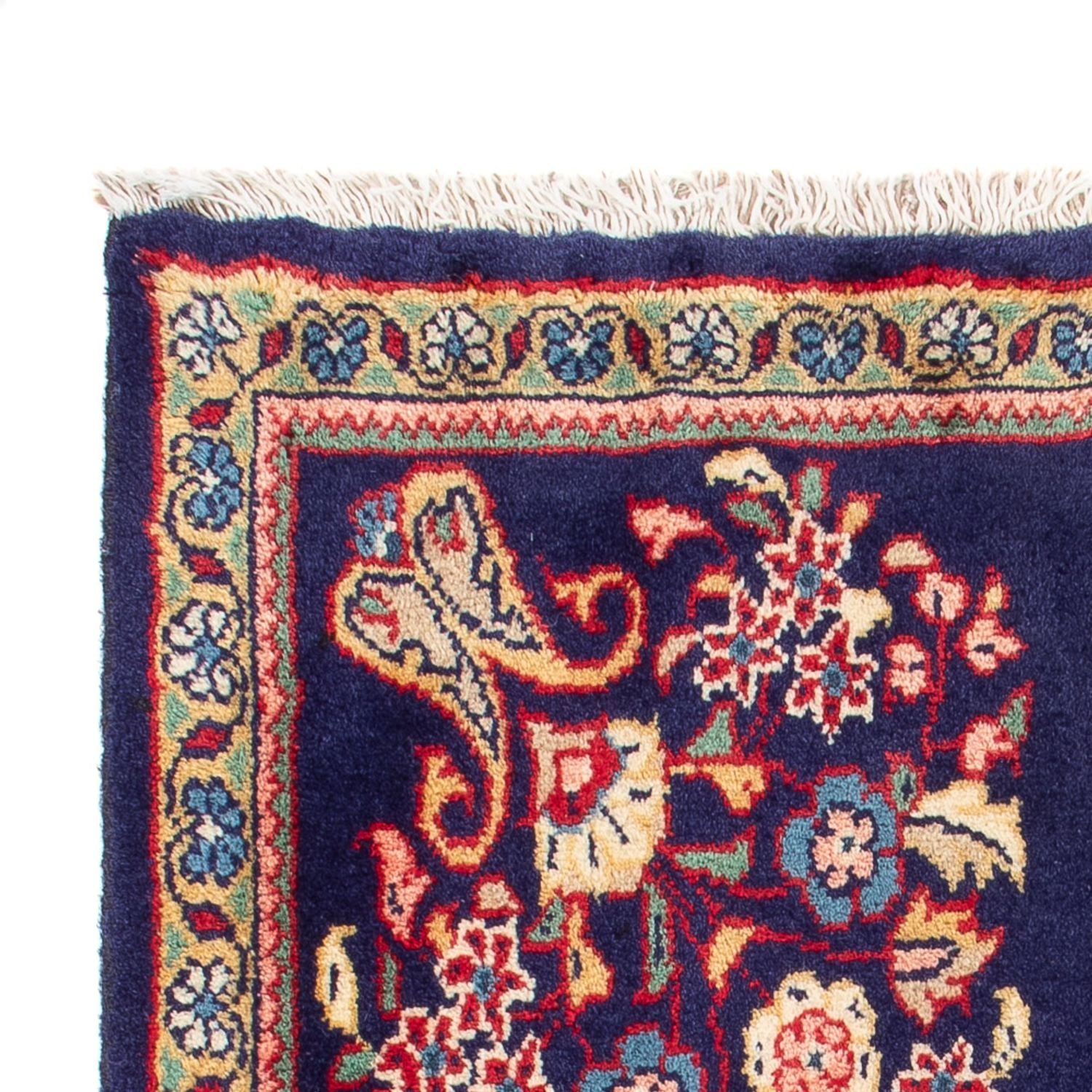 Persisk tæppe - Keshan - 91 x 63 cm - flerfarvet