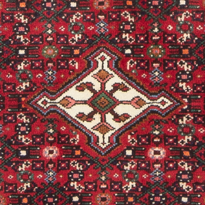 Persisk tæppe - Nomadisk - 122 x 80 cm - mørkerød