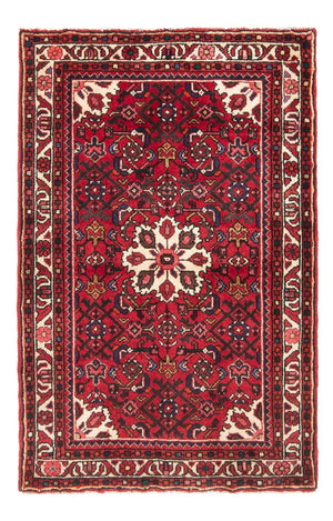 Persisk tæppe - Nomadisk - 128 x 82 cm - mørkerød