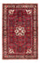 Persisk tæppe - Nomadisk - 128 x 82 cm - mørkerød