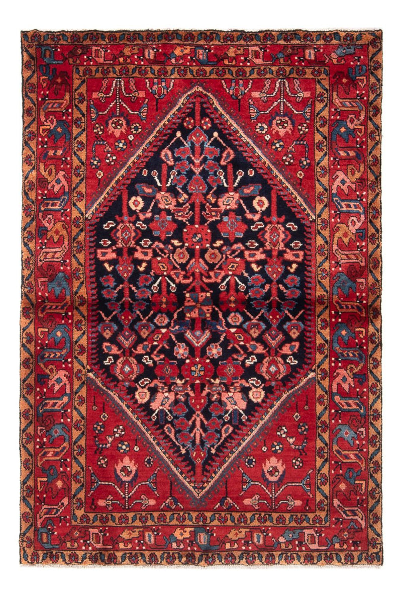 Persisk tæppe - Nomadisk - 144 x 114 cm - mørkeblå