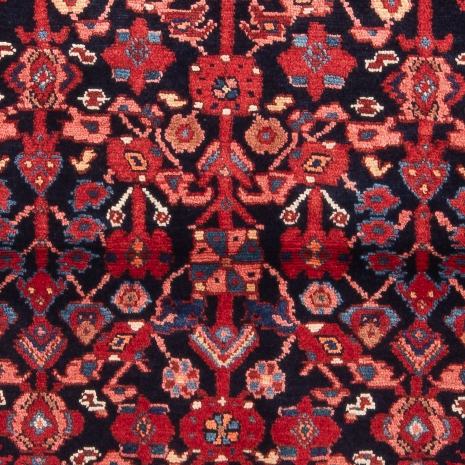 Persisk tæppe - Nomadisk - 144 x 114 cm - mørkeblå