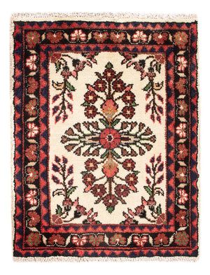 Persisk tæppe - Nomadisk - 68 x 52 cm - creme