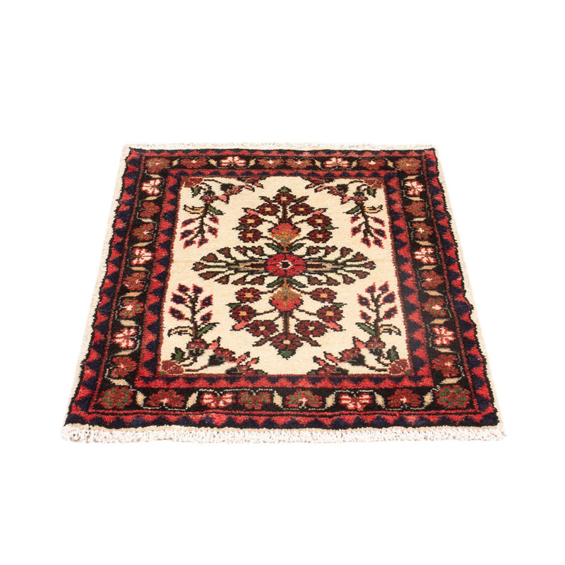 Persisk tæppe - Nomadisk - 68 x 52 cm - creme