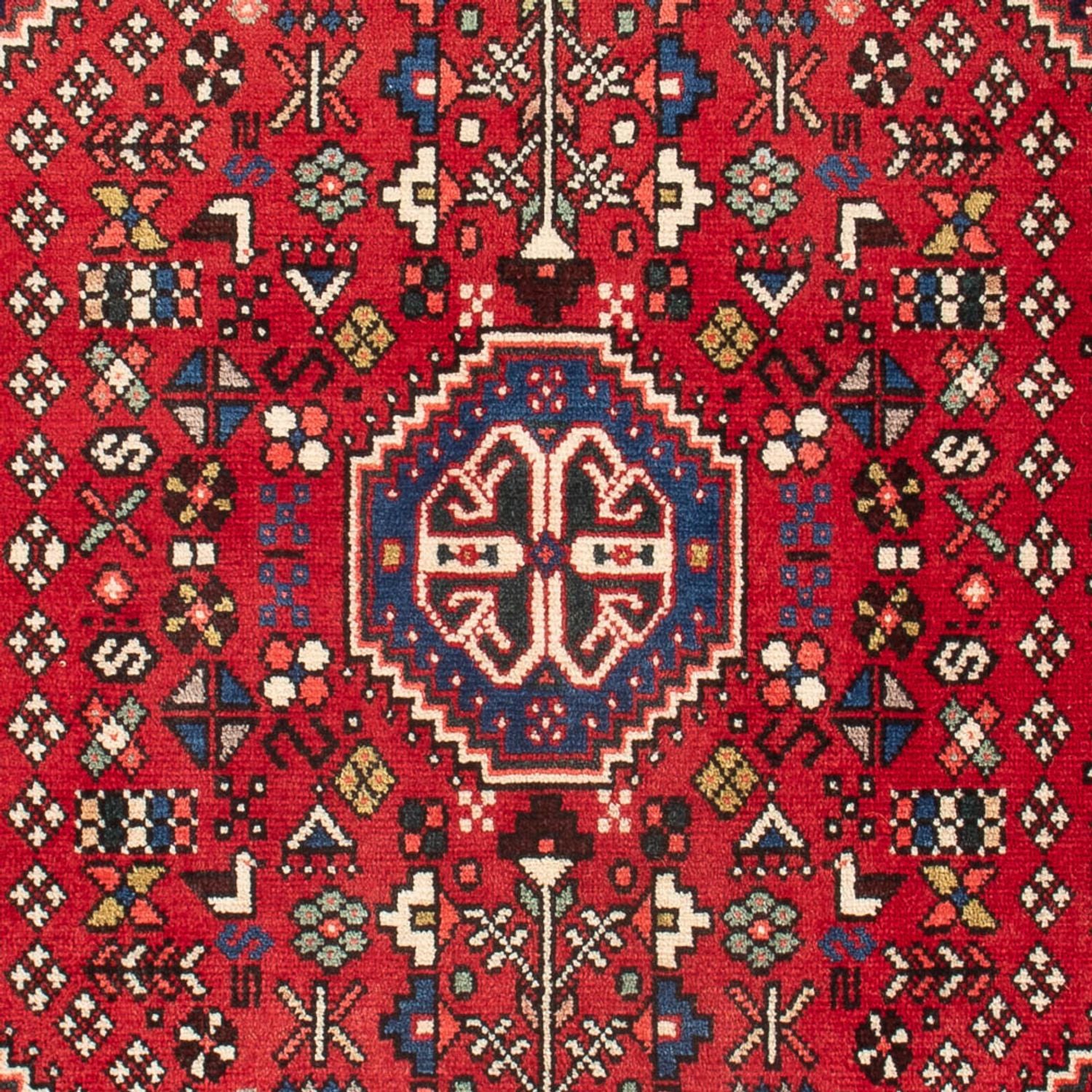 Persisk tæppe - Nomadisk - 99 x 65 cm - rød