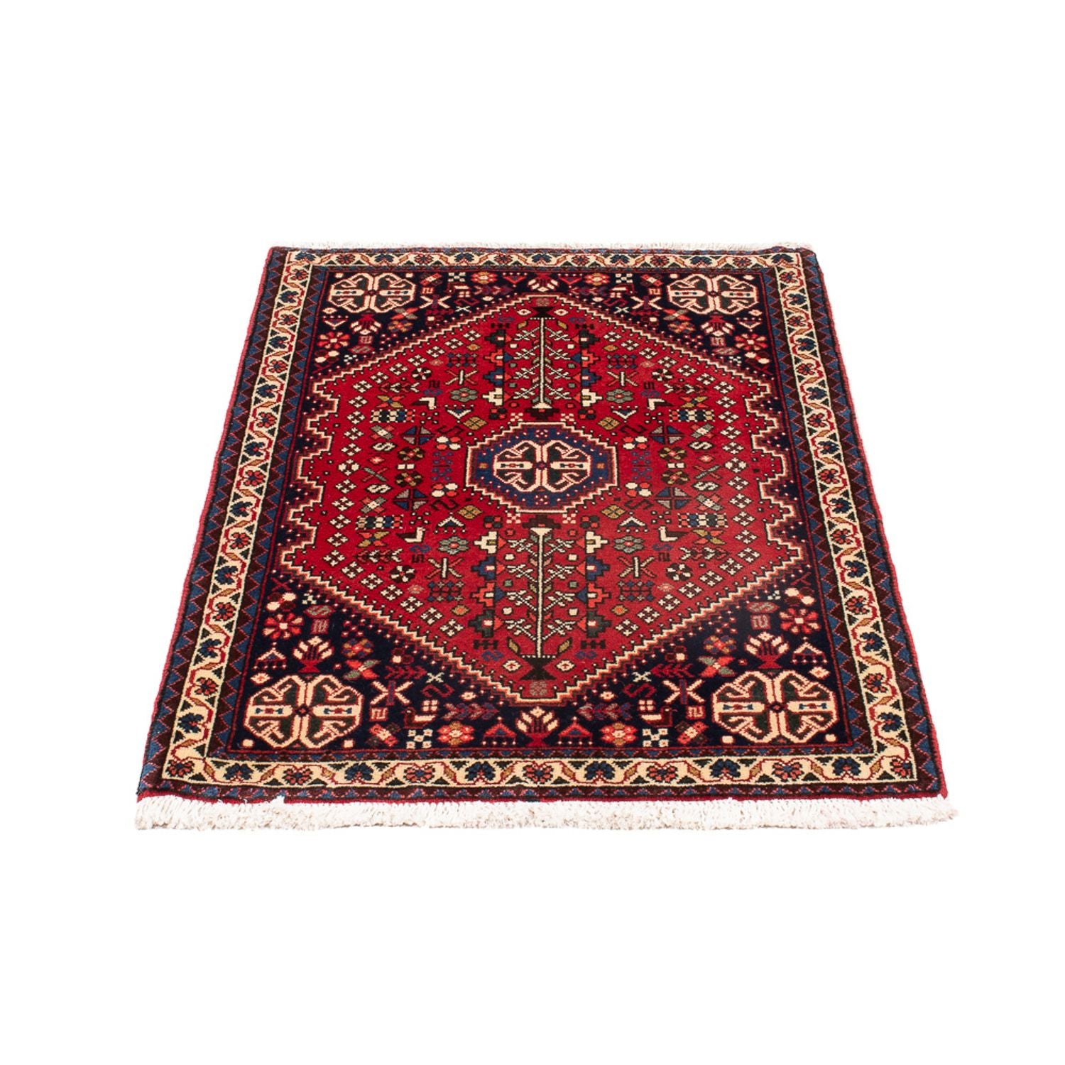 Persisk tæppe - Nomadisk - 99 x 65 cm - rød