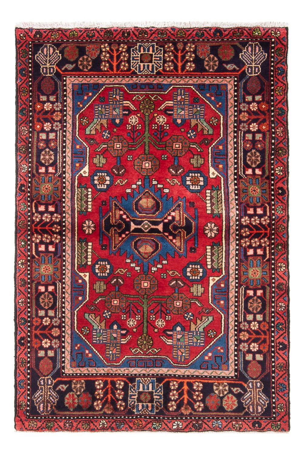 Persisk tæppe - Nomadisk - 165 x 101 cm - rød