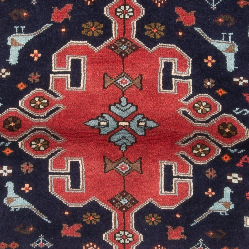 Persisk tæppe - Nomadisk - 150 x 100 cm - mørkeblå