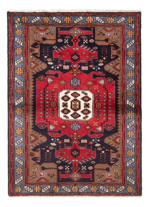 Persisk tæppe - Nomadisk - 161 x 110 cm - mørkeblå