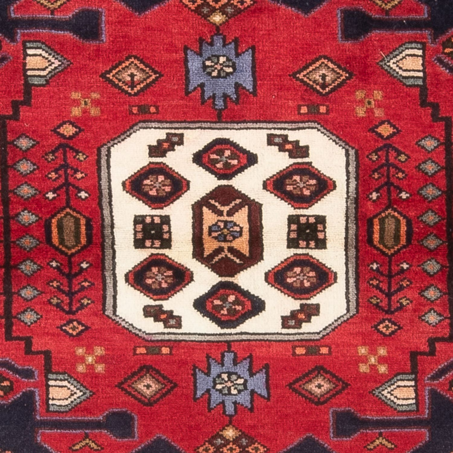 Persisk tæppe - Nomadisk - 161 x 110 cm - mørkeblå