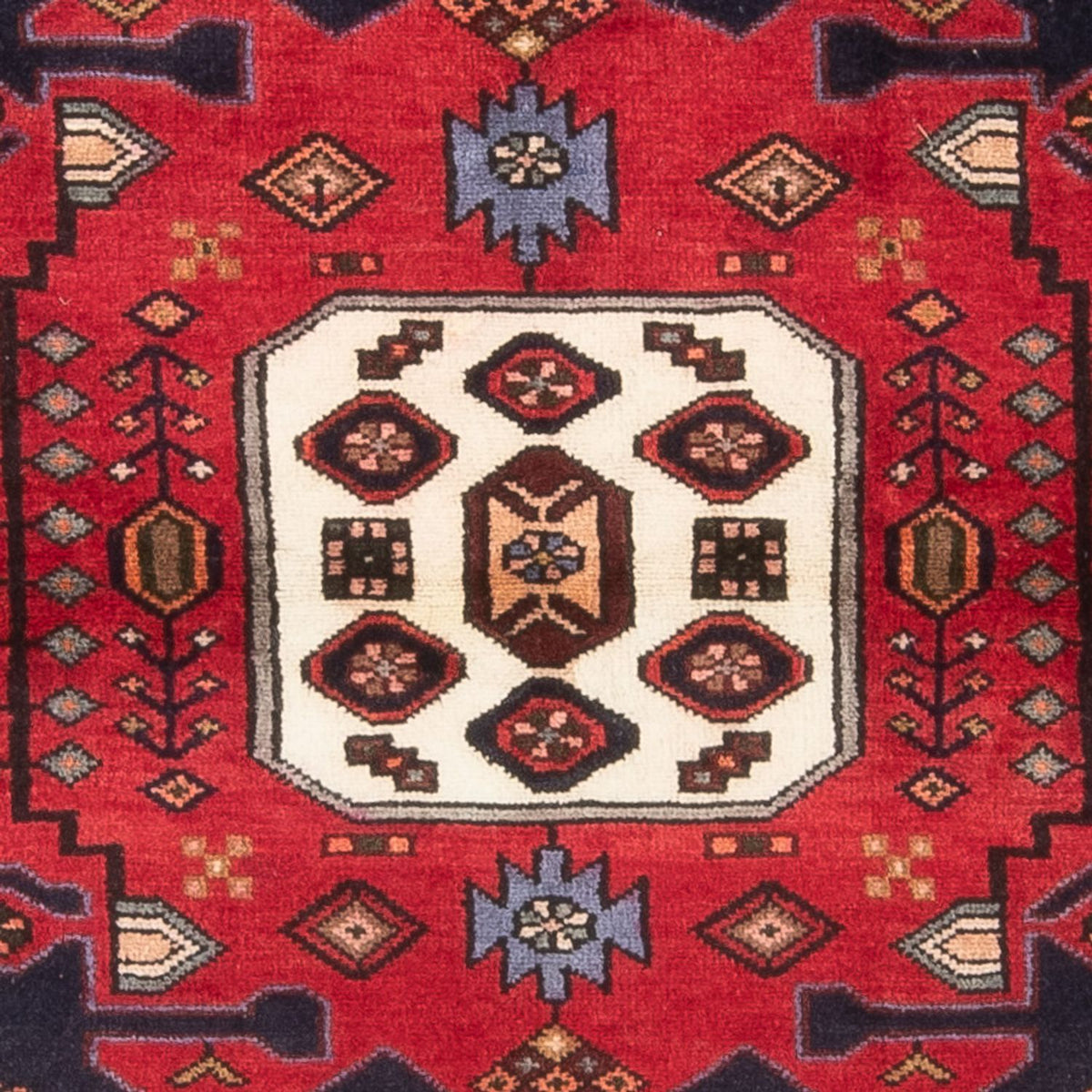 Persisk tæppe - Nomadisk - 161 x 110 cm - mørkeblå