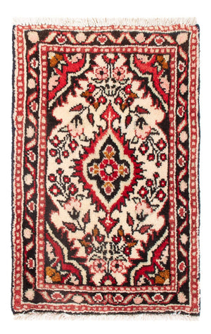 Persisk tæppe - Nomadisk - 66 x 44 cm - creme