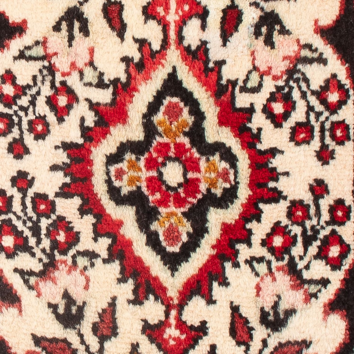 Persisk tæppe - Nomadisk - 66 x 44 cm - creme