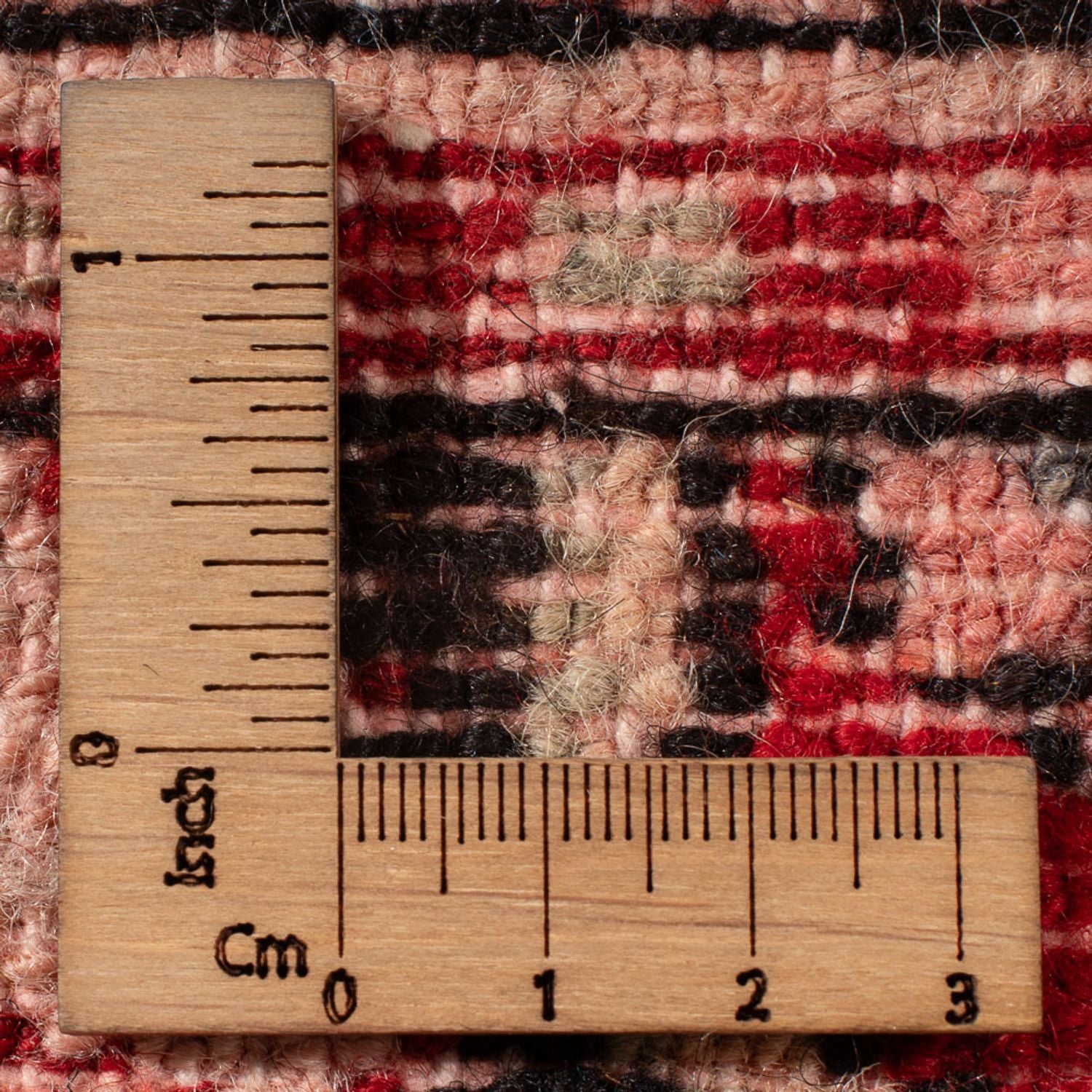 Persisk tæppe - Nomadisk - 66 x 44 cm - creme
