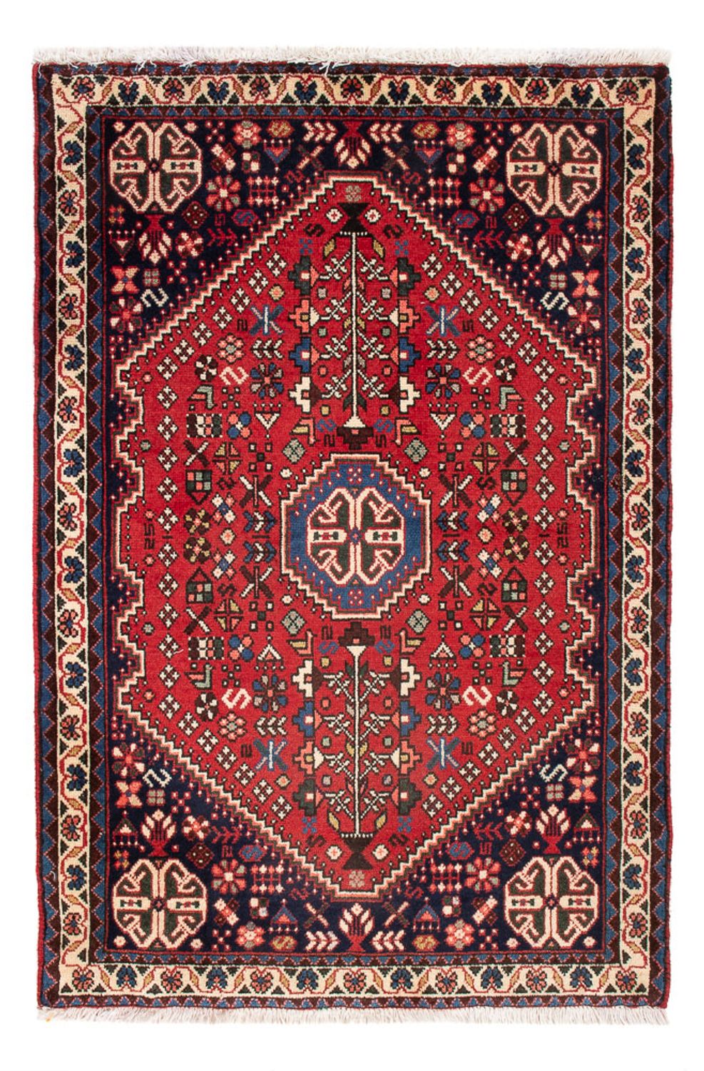 Persisk tæppe - Nomadisk - 97 x 65 cm - rød