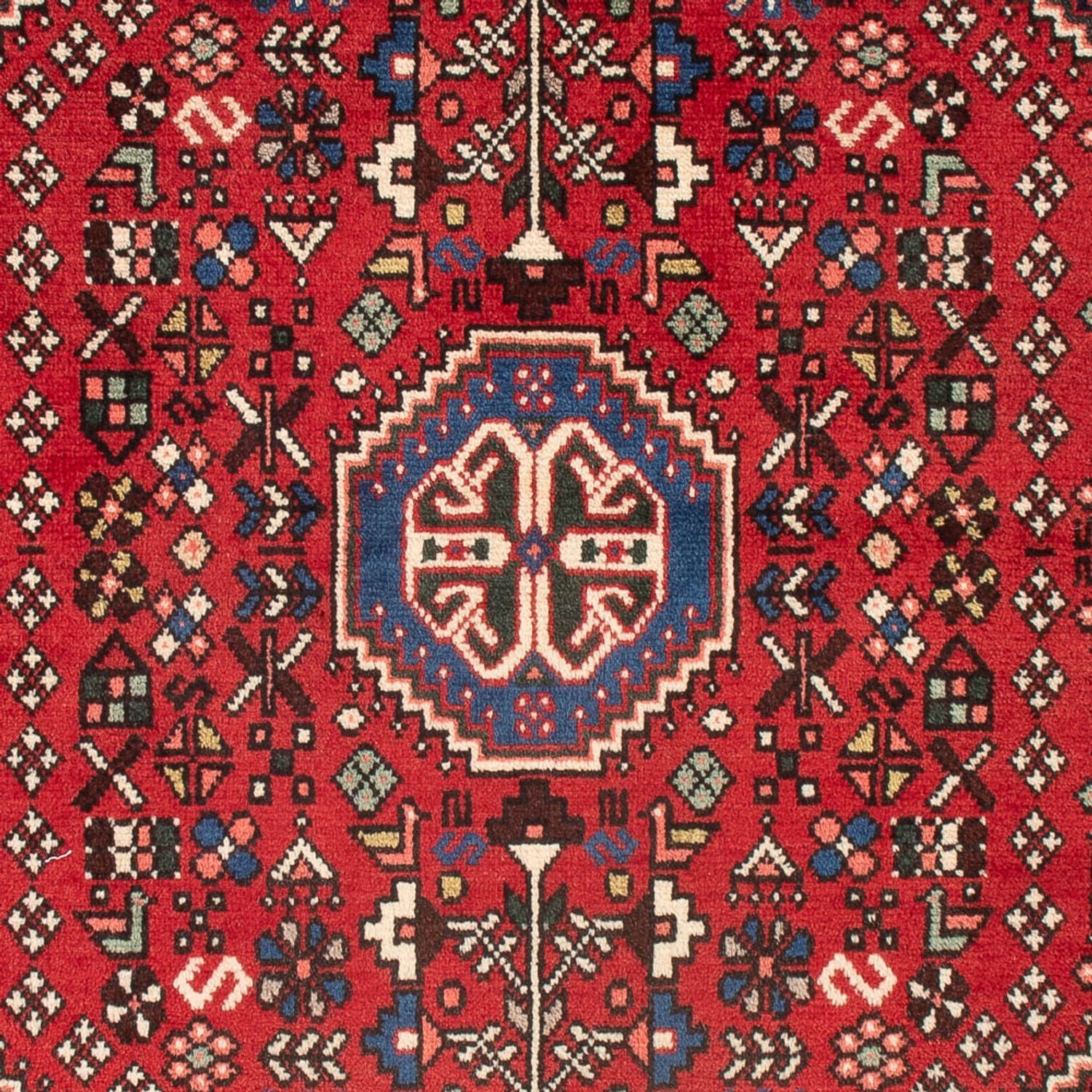 Persisk tæppe - Nomadisk - 97 x 65 cm - rød