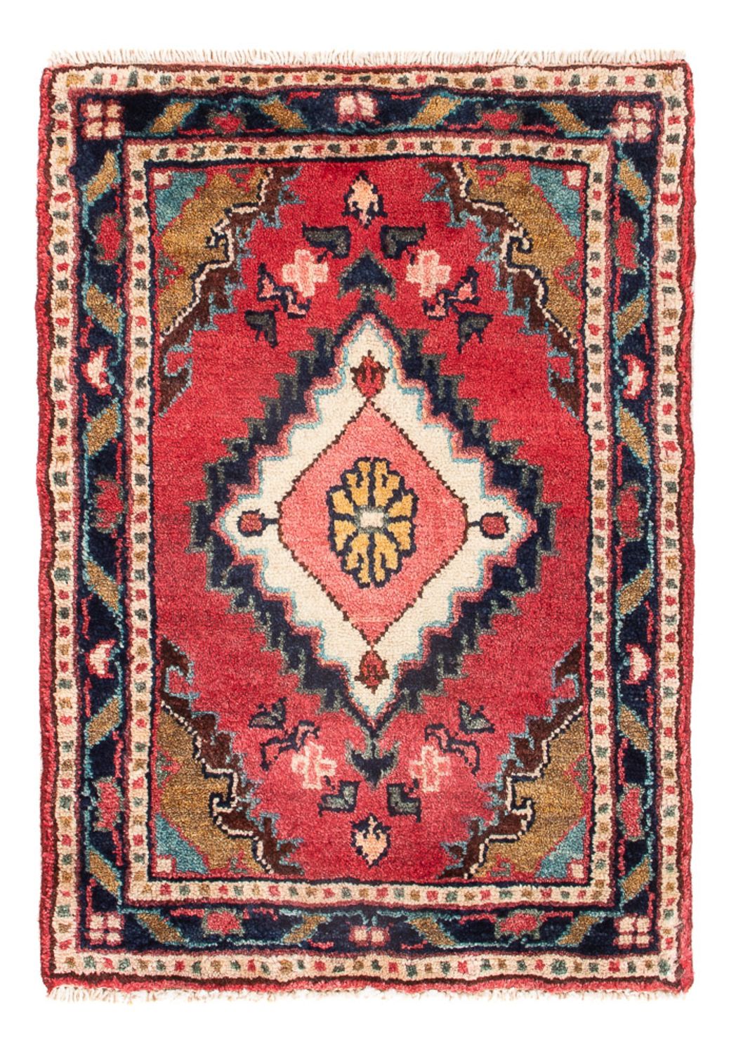 Persisk tæppe - Nomadisk - 66 x 46 cm - rød