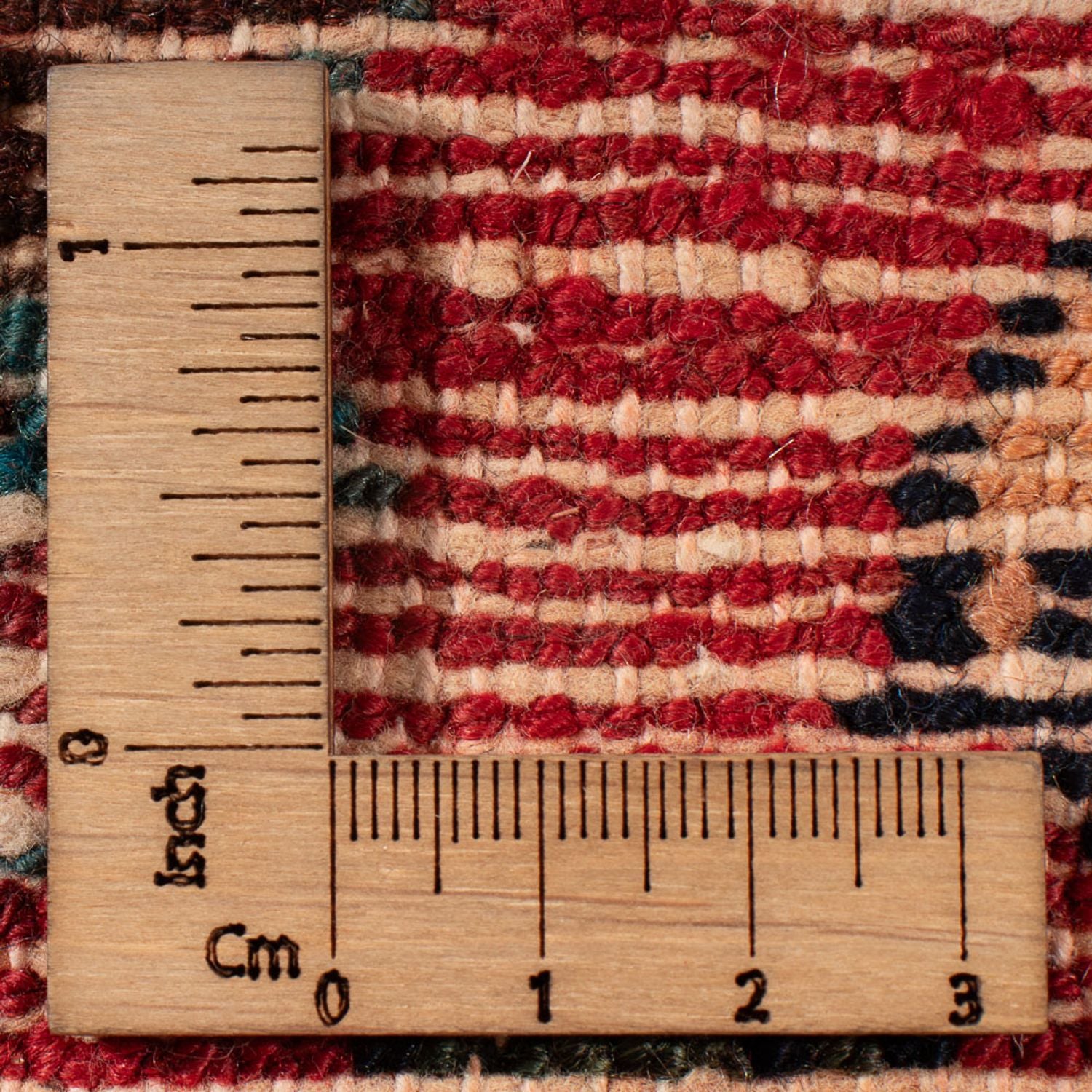 Persisk tæppe - Nomadisk - 66 x 46 cm - rød