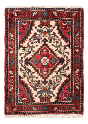 Persisk tæppe - Nomadisk - 62 x 47 cm - creme