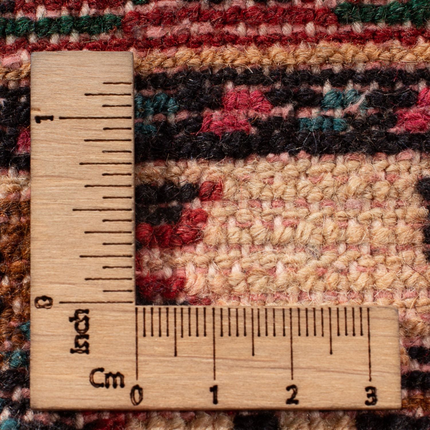 Persisk tæppe - Nomadisk - 62 x 47 cm - creme