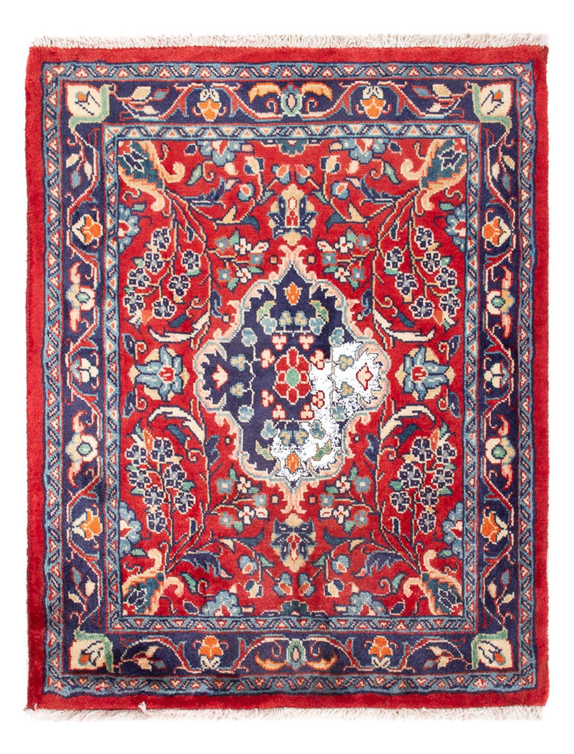 Persisk tæppe - Classic - 85 x 65 cm - mørkeblå