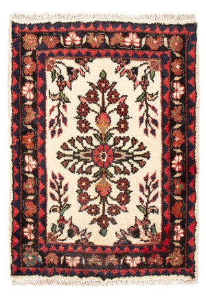 Persisk tæppe - Nomadisk - 70 x 53 cm - creme