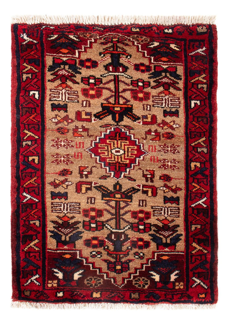 Persisk tæppe - Nomadisk - 66 x 50 cm - brun