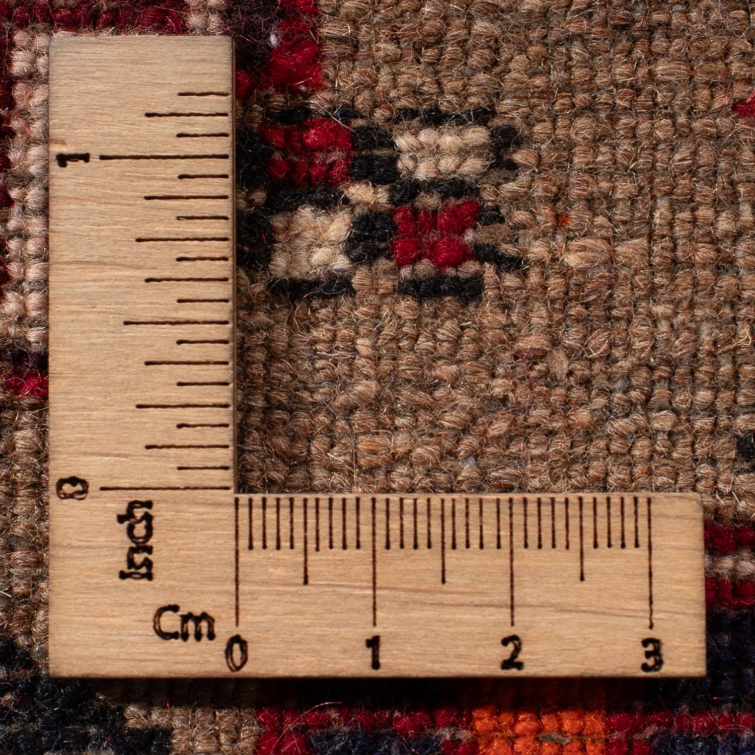 Persisk tæppe - Nomadisk - 72 x 47 cm - brun