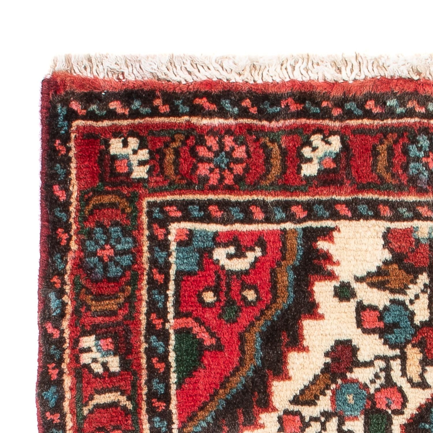 Persisk tæppe - Nomadisk - 64 x 47 cm - creme