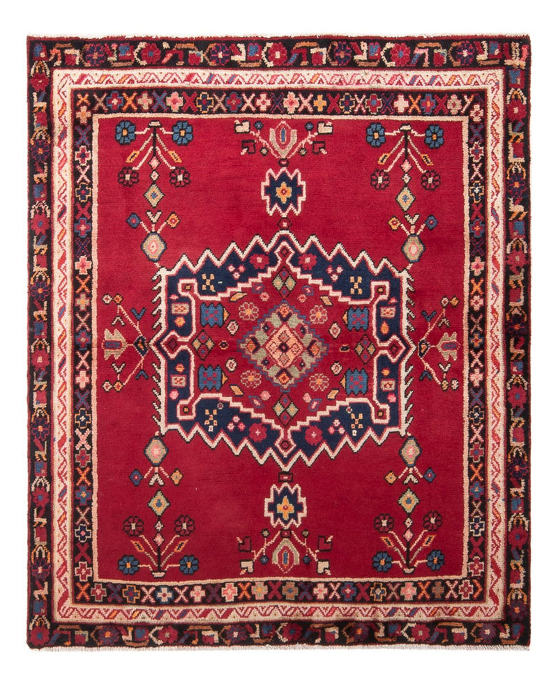 Persisk tæppe - Nomadisk - 150 x 121 cm - rød