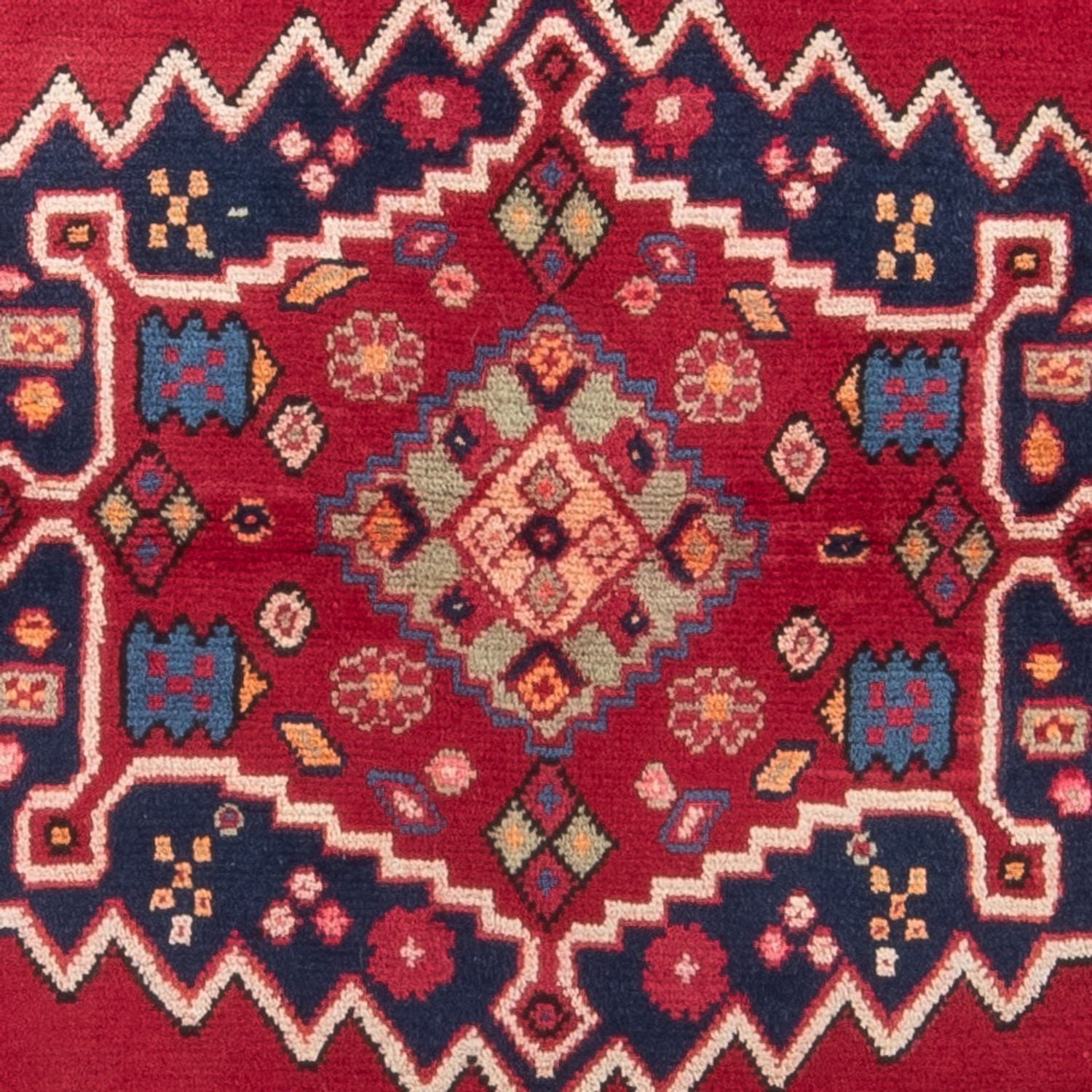 Persisk tæppe - Nomadisk - 150 x 121 cm - rød