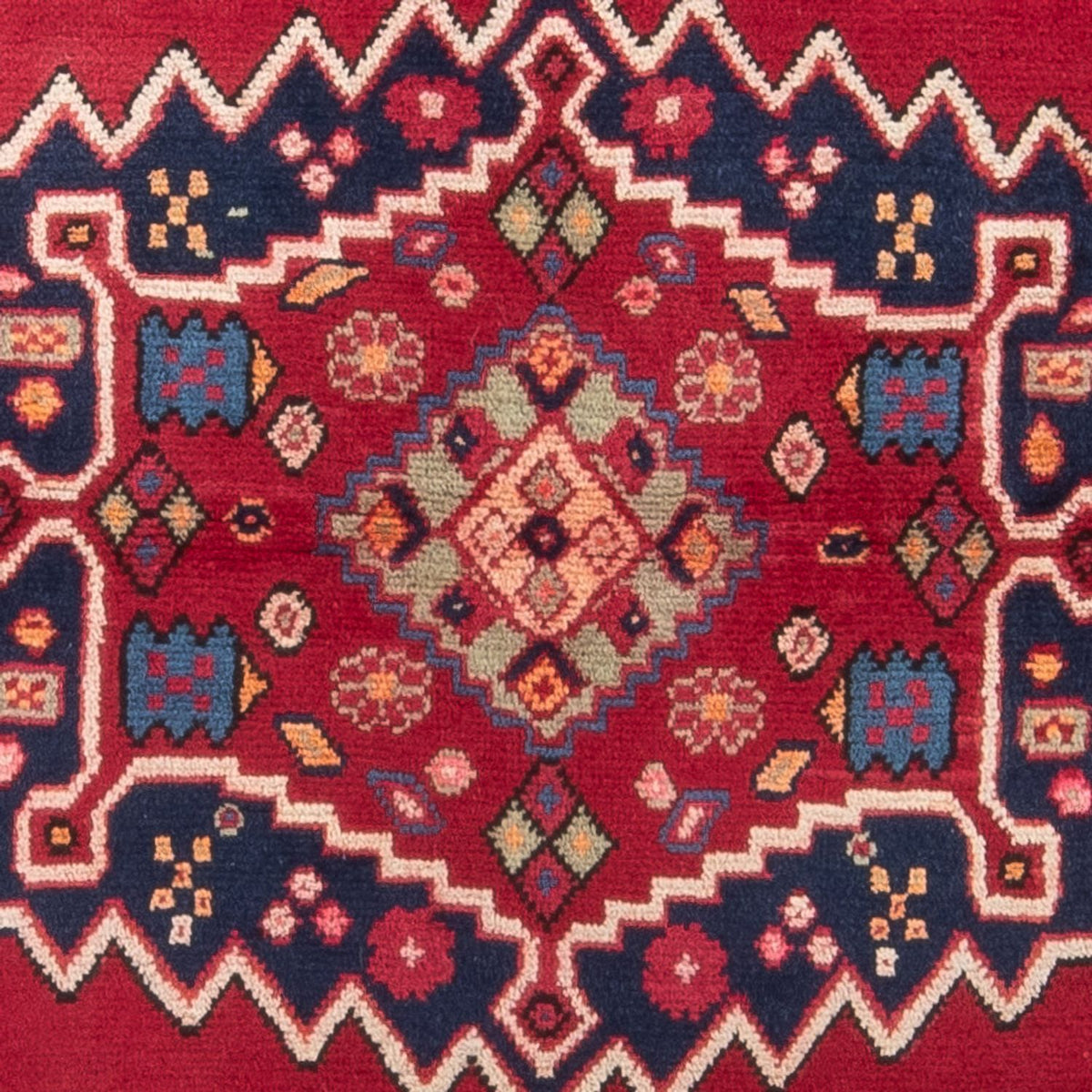 Persisk tæppe - Nomadisk - 150 x 121 cm - rød