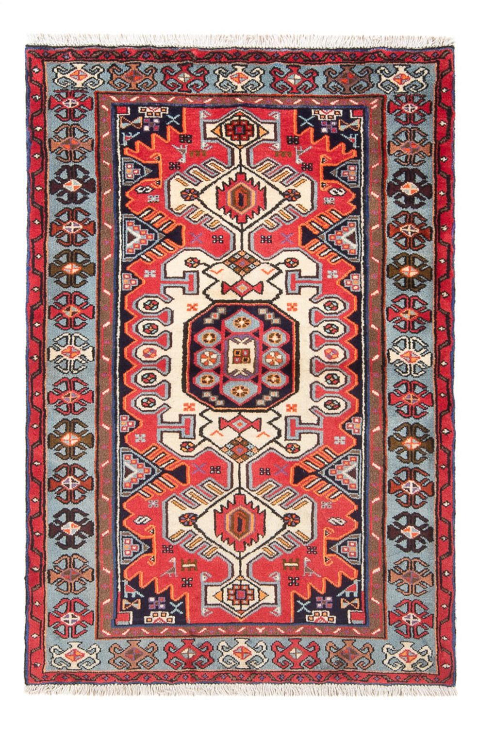 Persisk tæppe - Nomadisk - 150 x 99 cm - rød