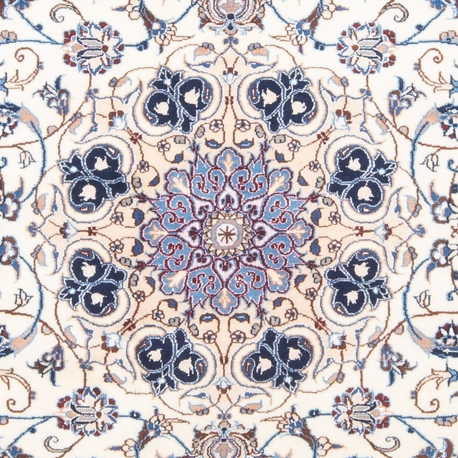 Persisk tæppe - Nain - Royal - 197 x 130 cm - creme