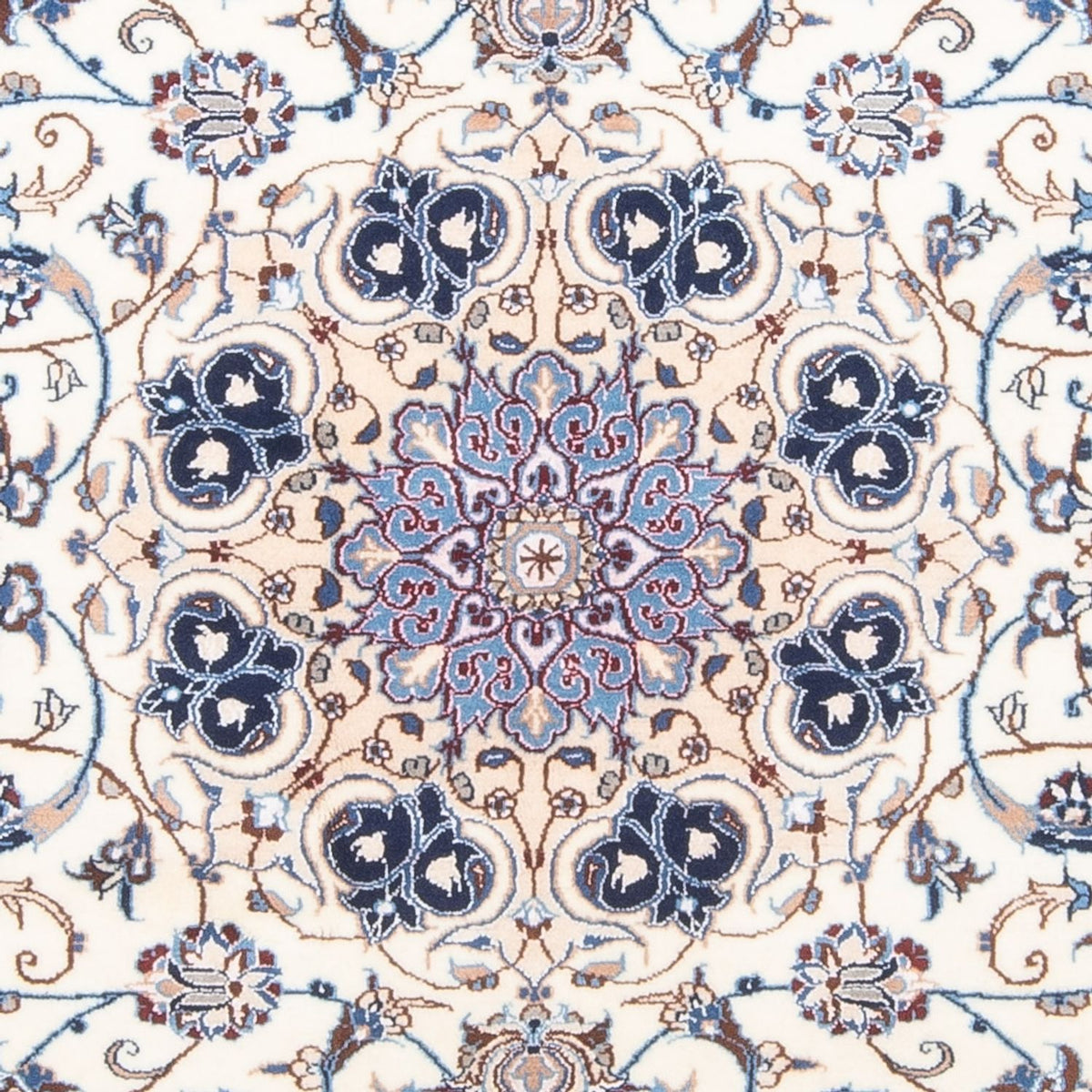 Persisk tæppe - Nain - Royal - 197 x 130 cm - creme