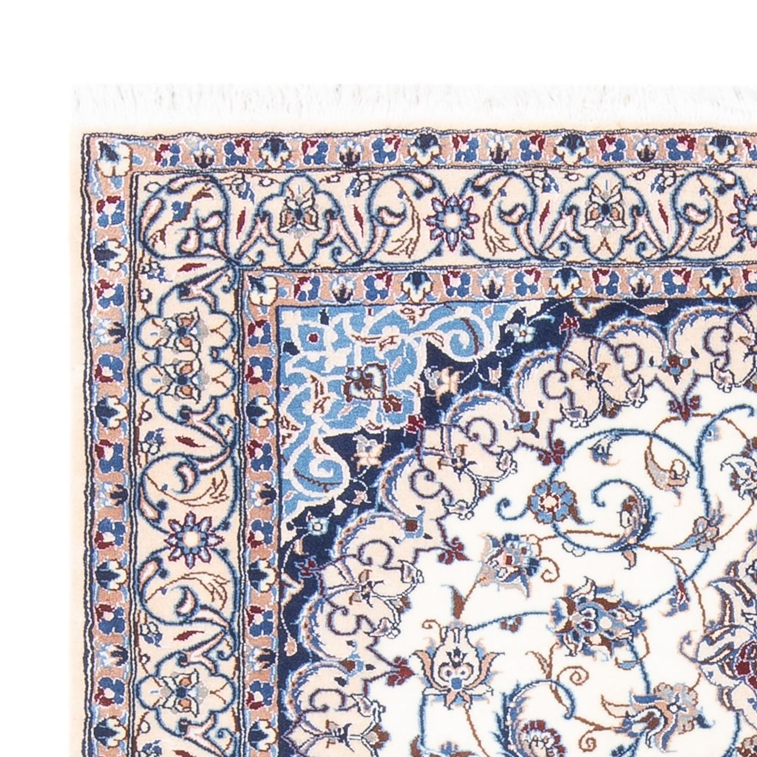Persisk tæppe - Nain - Royal - 197 x 130 cm - creme
