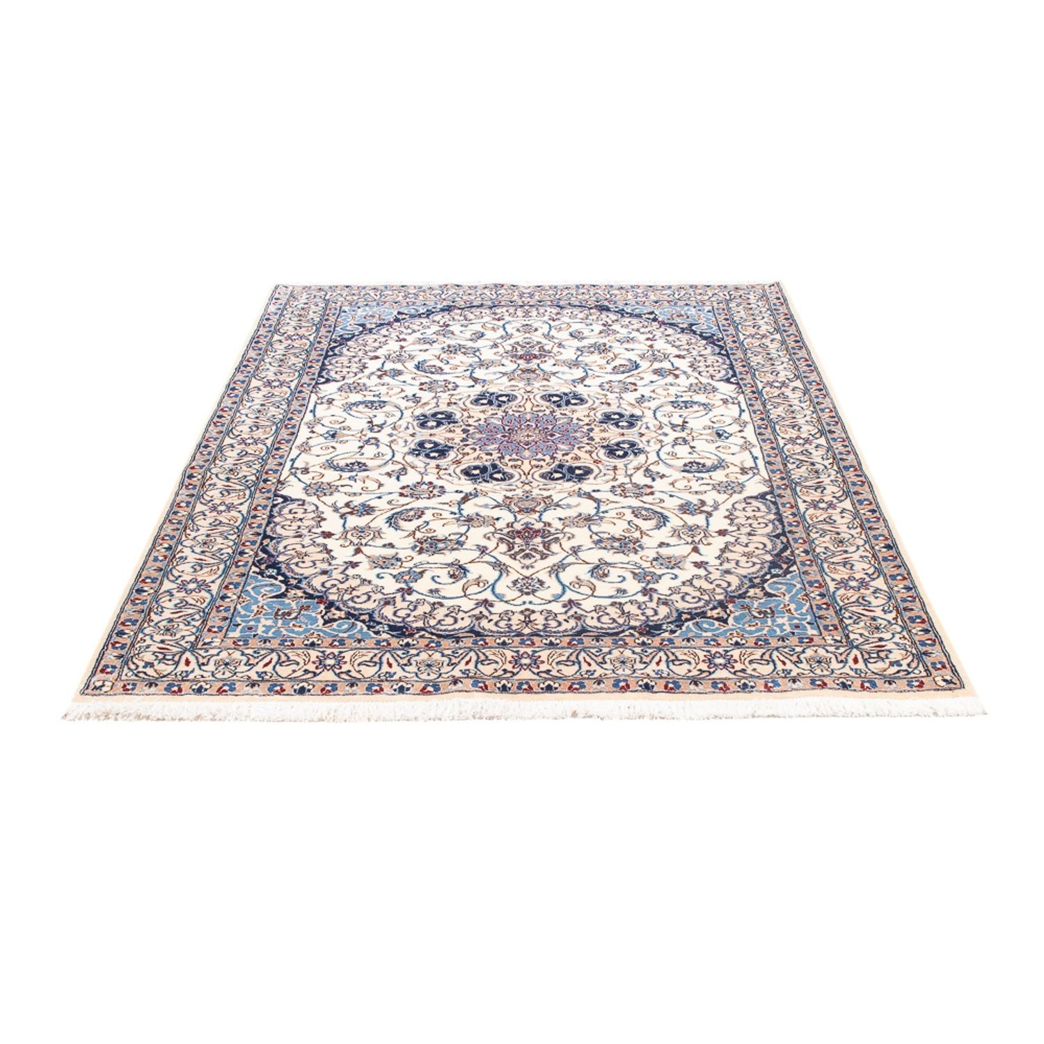 Persisk tæppe - Nain - Royal - 197 x 130 cm - creme