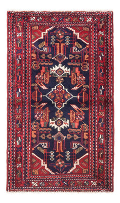 Persisk tæppe - Nomadisk - 129 x 74 cm - mørkeblå