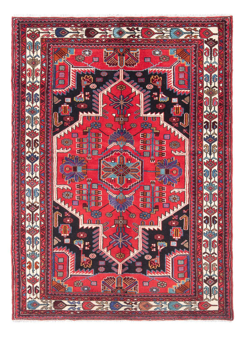Persisk tæppe - Nomadisk - 207 x 136 cm - rød