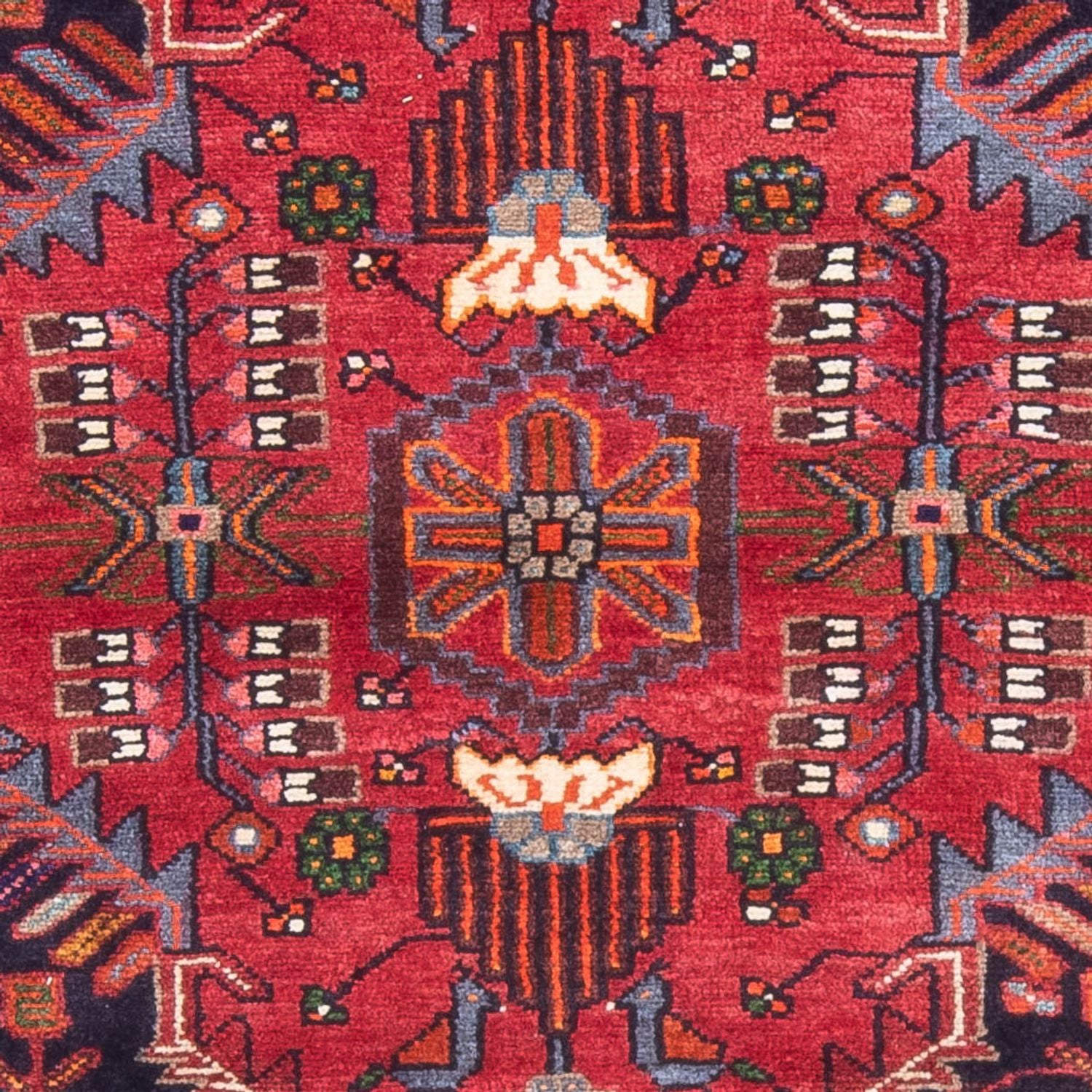 Persisk tæppe - Nomadisk - 184 x 117 cm - rød