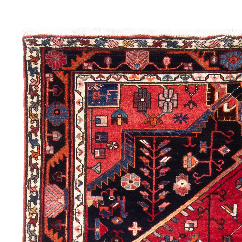 Persisk tæppe - Nomadisk - 215 x 139 cm - rød
