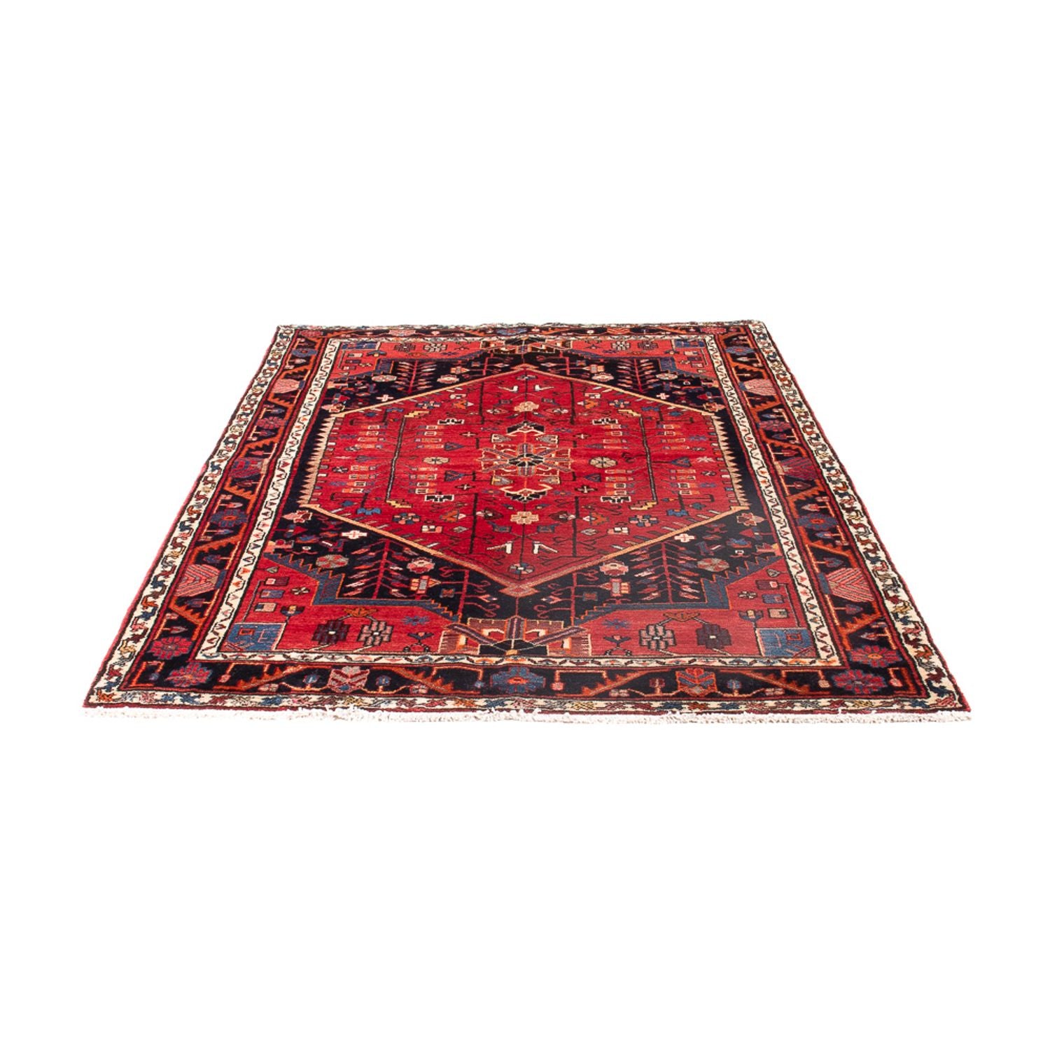 Persisk tæppe - Nomadisk - 215 x 139 cm - rød