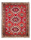 Turkaman-tæppe - 89 x 67 cm - rød