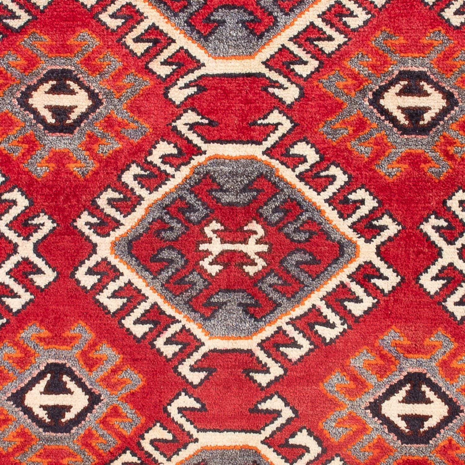 Turkaman-tæppe - 89 x 67 cm - rød
