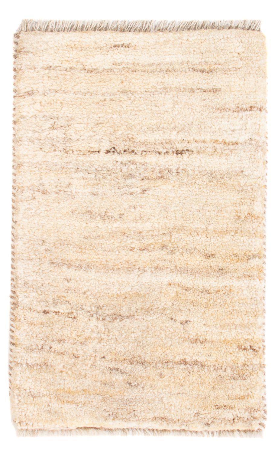 Gabbeh-tæppe - Persisk - 60 x 40 cm - lys beige