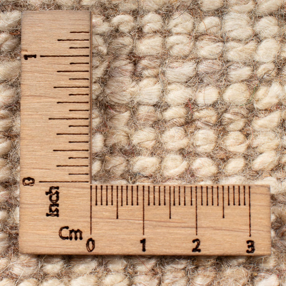 Gabbeh-tæppe - Persisk - 60 x 40 cm - lys beige